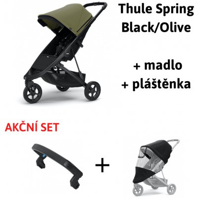 Thule Spring Black Olive 2022 + madlo + pláštenka