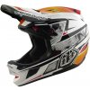 Troy Lee Designs TLD D4 Composite Mips, prilba - Lined Up White Veľkosť: S