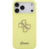 Guess 4G Metal Logo silikónový kryt pre iPhone 17 Pro Max - neónovo žltý 57983126968 - možnosť vrátiť tovar ZADARMO do 30tich dní