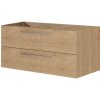 Mereo Bino, kúpeľňová skrinka 121 cm, dub Arlington