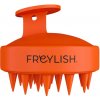 Masážna exfoliačná kefa na pokožku hlavy Freylish Massage Exfoliating Brush - oranžová