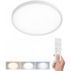 Solight LED osvetlenie s diaľkovým ovládačom Estela White, 40W, 4300lm, 50cm, URG