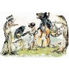 Maľovanie podľa čísel – Zvieratá a hudobné nástroje (Holly Simental), 80 × 100 cm, bez rámu a bez napnutia plátna 8596530049548