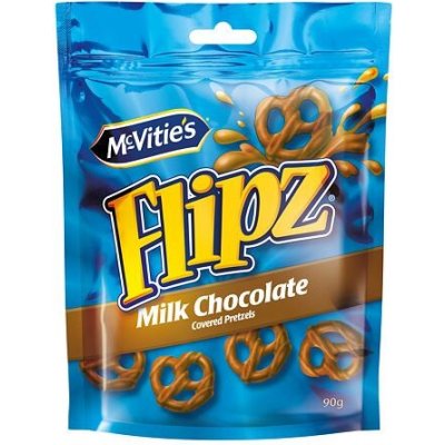 Flipz McVitie's praclíky v mliečnej čokoláde 90 g