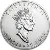 Royal Canadian Mint strieborná minca minca Maple Leaf 2001 1 Oz