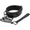 NS Novelties Sinful Collar Black - Vinylový obojok Čierna
