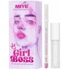 Miyo Girl Boss sada: lesk na pery, 4 ml + ceruzka na pery, 1,2 g