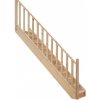 Mlynárske schody Minka Home, smrekové drevo priame