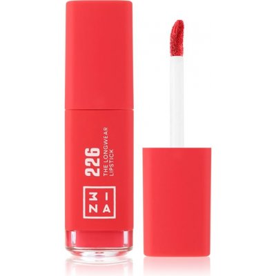 3INA The Longwear Lipstick dlhotrvajúci tekutý rúž odtieň 226 - Coral 6 ml