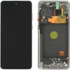 Samsung Galaxy Note 10 Lite (SM-N770F) LCD displej + dotyková plocha + rám strieborná - originál GH82-22055B, GH82-22193B, GH82-22194B, GH82-22192B