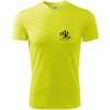 Bowling kolky - Pánske tričko Fantasy športové - M ( Neonová žltá )