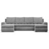 Signal Rohová rozkladacia sedacia súprava U TOKIO III Pro I Sivá I