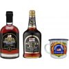 Pusser’s Rum Coronation Reserve + Pusser's Gunpowder Proof Rum + pohár zadarmo, 54.5%, (set 1 x 0.7 L, 1 x 0.7 L)