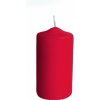 Sviečka valcová pr. 60 mm x 120 mm Červená