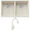 Blanco SUBLINE 350/350 U biela soft 527164 + Blanco MIDA-S biela soft 526968