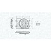 MAGNETI MARELLI Ventilátor chladenia motora MAGNETI MARELLI 069422793010