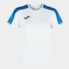 ACADEMY T-SHIRT WHITE-ROYAL S/S M