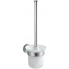 Wenko | WENKO 19614100 - WC kefa BOSIO MATT 10x14 cm nerez/strieborná/saténová | WE0556