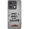 Picasee silikónový čierny obal pre Xiaomi Redmi Note 13 4G - Grey Drift