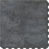 Šedá plastová vinylová dlažba Fortelock Business Forsen Dark Sky C019 Graphite - dĺžka 66,8 cm, šírka 66,8 cm, výška 0,7 cm