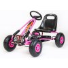 Detská šliapacia motokára Go-kart Baby Mix Razor ružová