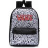 Batoh Vans GR Girls Realm Dalmatian Black-White s držiakom na notebook 39 × 28 cm