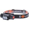 Solight LED čelové nabíjacie svietidlo, 650lm, Li-Ion