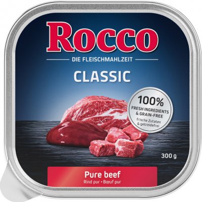Rocco Classic mištičky 9 x 300 g - hovädzí pur