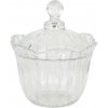 Clayre & Eef Sklenená dóza s vekom - Ø15 * 18 cm - Clayre & Eef