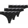 Dámske nohavičky Puma STRINGS W (3-PACK) čierne 947301-02 - XS