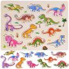 Drevené Puzzle Dinosaury