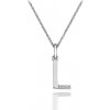Hot Diamonds Strieborný prívesok Micro L Clasic DP412