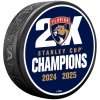 Fanatics Puk Florida Panthers 2025 Stanley Cup Champions Two-Time Stanley Cup Champions Puck