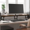 vidaXL Stojan na monitor hnedý dub 105x23x15,5 cm kompozitné drevo