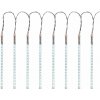 Reťaz MagicHome Vianoce Icicle, 720 LED studená biela, 24 cencúľov, vodopádový efekt, 230 V, 50 Hz, IP44, exteriér, osvetlenie, L-7,50 x 0,30 m