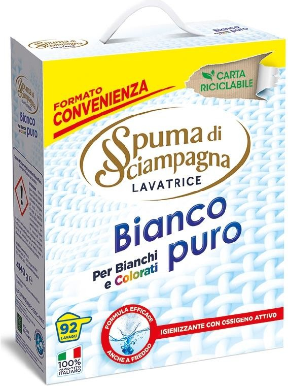 Spuma di Sciampagna Bianco puro prášok na pranie 4,140 kg 92 PD