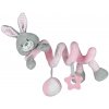 Baby Mix hračka na postieľku špirála králik rúžový