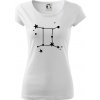 Súhvezdie - Gemini - Blíženci - Dámske tričko Pure - 3XL ( Biela )