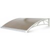 Gutta Valtellina vchodová strieška 150 x 82 cm biela / bronz