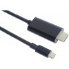 USB-C na HDMI kabel 2m rozlišení 4K*2K@60Hz FULL HD 1080p (ku31hdmi17)