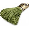 Vyšívacia priadza DMC Mouliné Spécial Cotton Fluorite Green 1ks