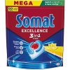 SOMAT Excellence 3in1 Kapsule do umývačky Lemon 60 kusov