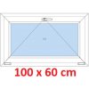 Soft Plastové okno 100x60 cm, sklopné