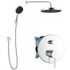 kielle Sprchový set s batériou pod omietku, na 2 spotrebiče, s príslušenstvom a telesom, chróm 20602SP20