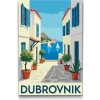 Vymalujsisam.sk Maľovanie podľa čísiel - Plagát Dubrovník Veľkosť: 40x60cm, Rám: Na kartónovej doske