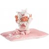 Llorens 26312 NEW BORN HOLČIČKA realistická miminko s celovinylovým tělem 26 cm