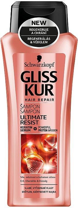 Schwarzkopf Gliss Kur Kur Ultimate Resist šampón na slabé a unavené vlasy 250  ml od 2,28 € - Heureka.sk