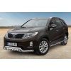 Steeler Nerezové bočné rámy s plastovými stupňami KIA SORENTO 2012-2015