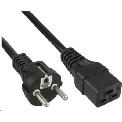 PremiumCord napájací kábel IEC 320 C19 na CEE7 3m