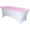 TENTino Elastická čiapka STANDARD na dosku skladacieho stola 152x76 cm VIAC FARIEB Farba obrusu: SVETLORUŽOVÁ / PINK
